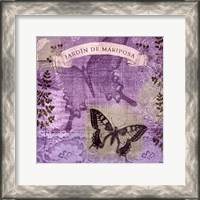 Framed Butterfly Notes III