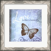 Framed Butterfly Notes IX