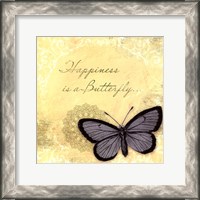 Framed Butterfly Notes XI