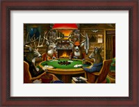 Framed Deer Camp