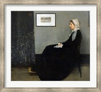 Framed Whistler's Mother
