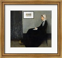 Framed Whistler's Mother