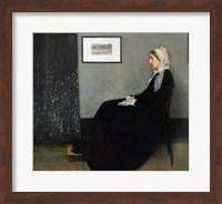 Framed Whistler's Mother