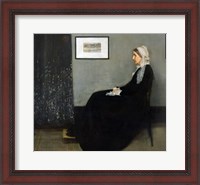 Framed Whistler's Mother