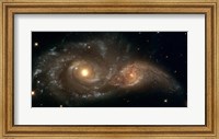 Framed Colliding Spiral Galaxies