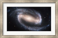 Framed Barred Spiral Galaxy