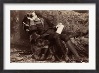 Framed Oscar Wilde Portrait