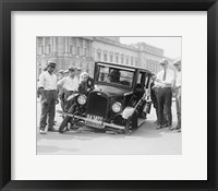 Framed Auto Wreck, USA, 1923