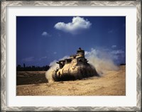 Framed M3 Lee Tank, Training Exercises, Fort Knox, Kentucky