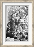 Framed Robert F. Kennedy Core Rally Speech