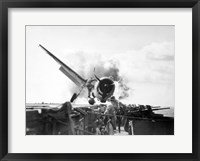 Framed Enterprise Burning Hellcat