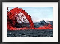 Framed Arching fountain of a Pahoehoe