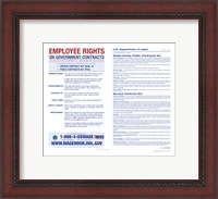 Framed Employee Rights on Government Contracts 2012