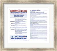 Framed Employee Rights on Government Contracts 2012