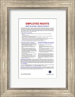 Framed Employee Rights