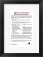 Framed Employee Rights