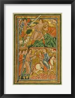 Framed Angel Halts Abraham's Sacrifice of Isaac