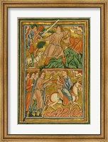 Framed Angel Halts Abraham's Sacrifice of Isaac