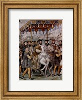 Framed Solemn Entrance of Emperor Charles V, Francis I of France