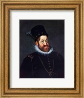 Framed Portrait of Emperor Rudolf II
