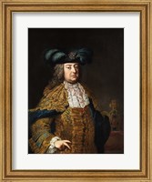 Framed Portrait Kaiser Franz Stephan