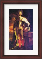 Framed Portrait of the young Holy Roman Emperor Charles VI