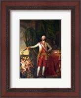 Framed Portrait of the Emperor Joseph II