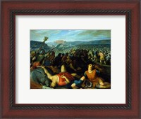 Framed Batavians Defeating Romans on the Rhine
