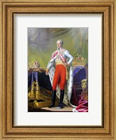 Framed Emperor Franz, a Portrait of King of Hungary