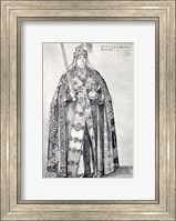 Framed Study for the painting of Charlemagne