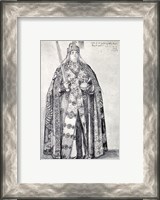 Framed Study for the painting of Charlemagne