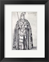 Framed Study for the painting of Charlemagne