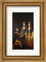 Framed Portrait of Emperor Joseph II at the Piano with His Sisters Maria Anna and Maria Elisabeth