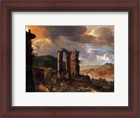 Framed Landscape with Roman Ruin