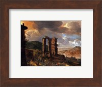 Framed Landscape with Roman Ruin