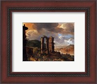 Framed Landscape with Roman Ruin