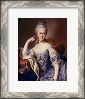 Framed Portrait of Marie Antoinette