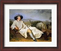Framed Goethe in the Roman Campagna