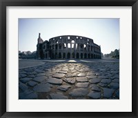 Framed View of an old ruin, Colosseum, Rome, Italy