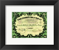 Framed Action Noilly Prat Wine