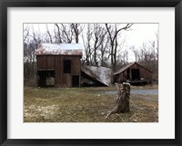 Framed Old Country Barn