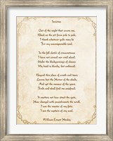 Framed Invictus Poem