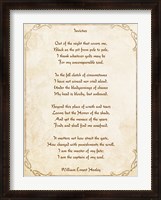 Framed Invictus Poem