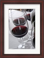Framed Glasses of Red Wine