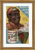 Framed Carhart & Brother Celebrated B-D & T Roasted Coffee