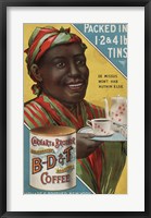 Framed Carhart & Brother Celebrated B-D & T Roasted Coffee