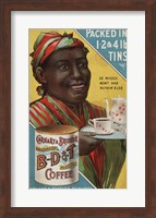 Framed Carhart & Brother Celebrated B-D & T Roasted Coffee