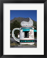 Framed Espresso Simpatico Coffee Shop, Seward, Alaska