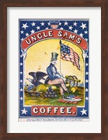 Framed Uncle Sam's Coffee