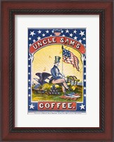 Framed Uncle Sam's Coffee